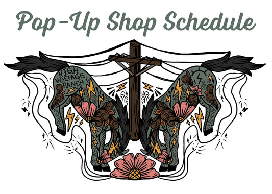 Pop-Up Shop Schedule