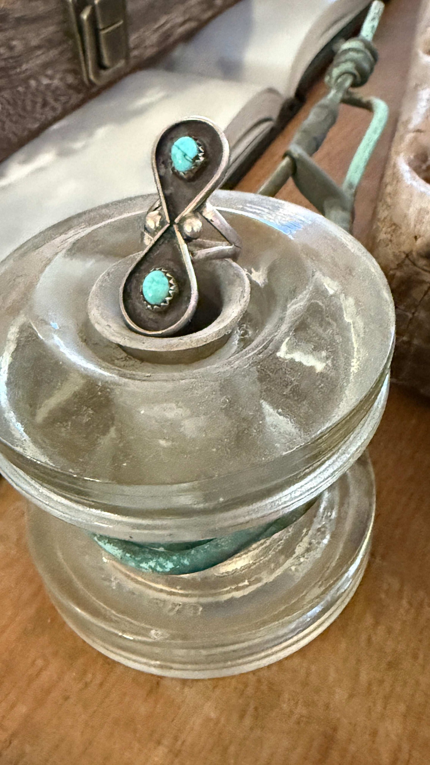 Size 7 Vintage Navajo Turquoise Ring
