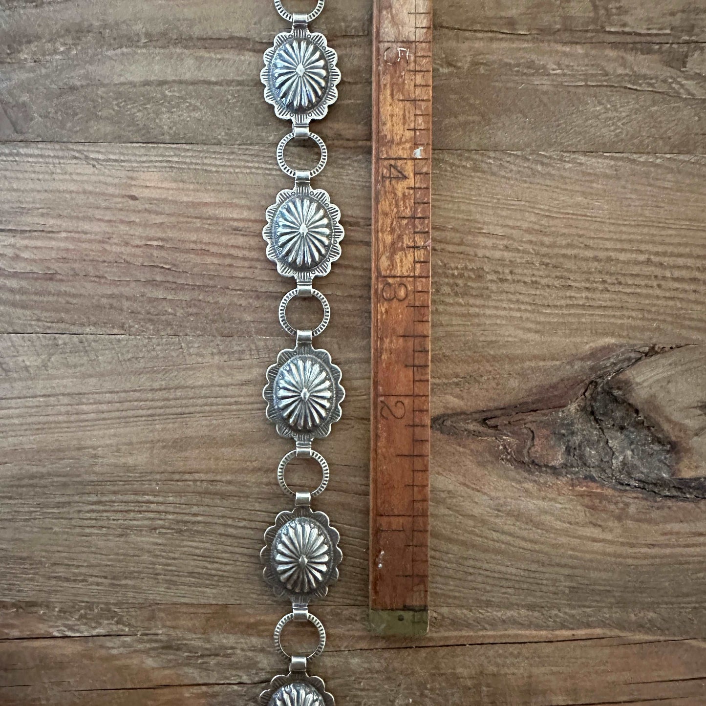 Nickel Silver Concho Belt High Voltage Ranch