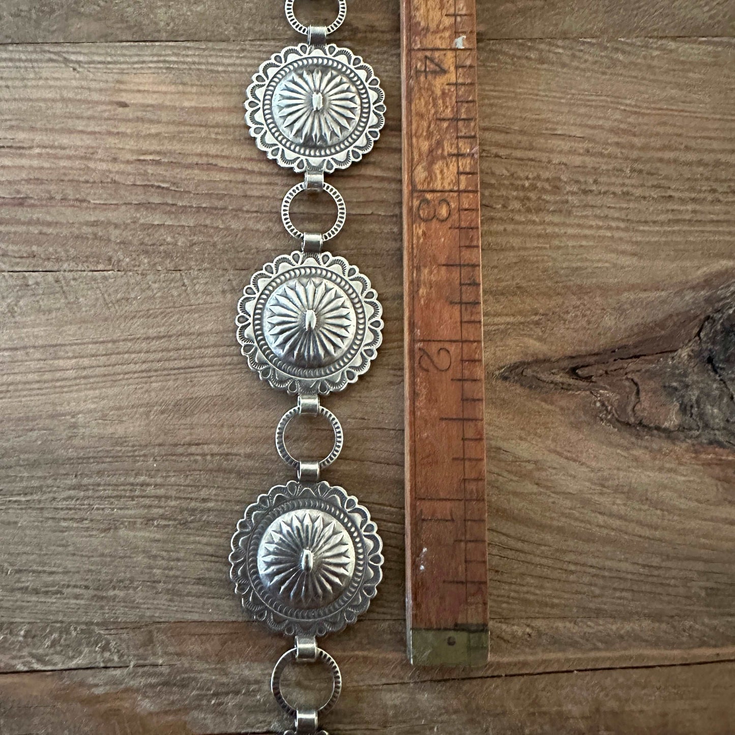 Nickel Silver Concho Belt High Voltage Ranch