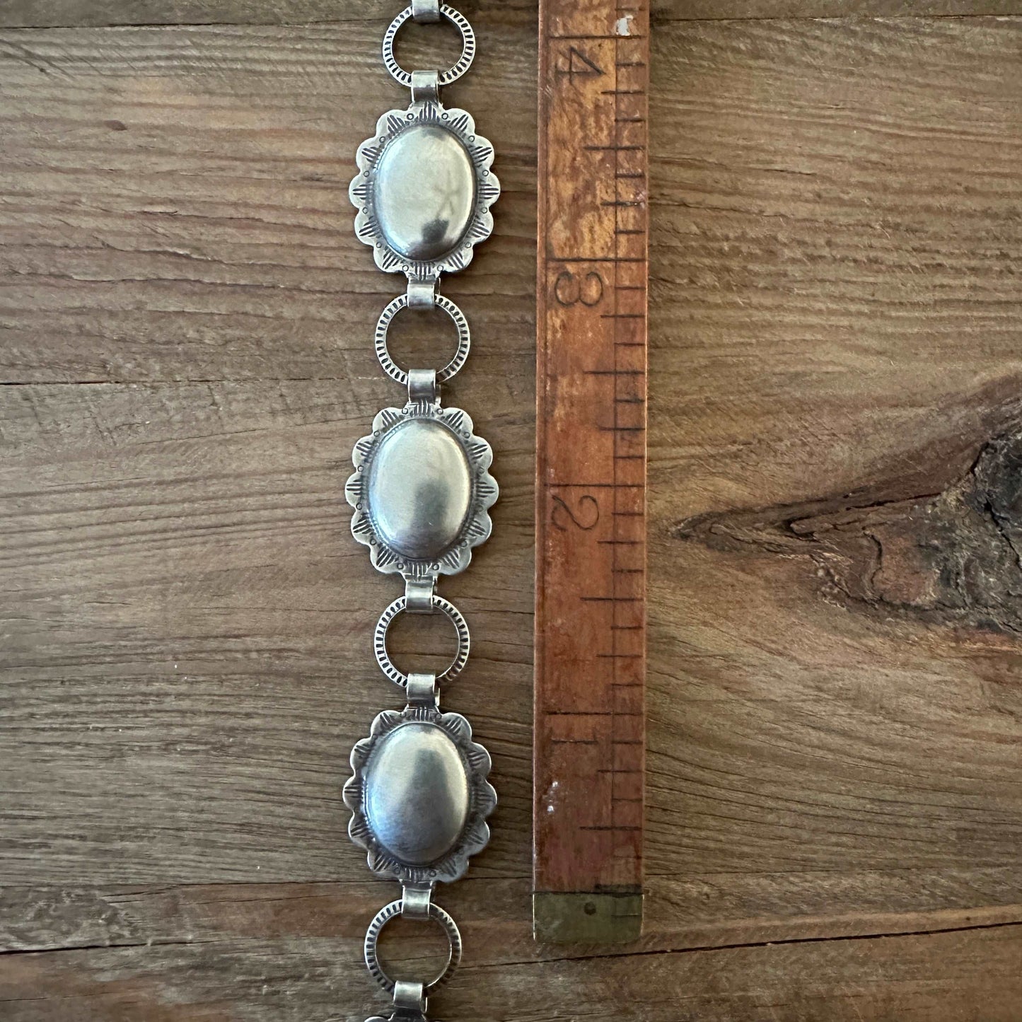 Nickel Silver Concho Belt High Voltage Ranch