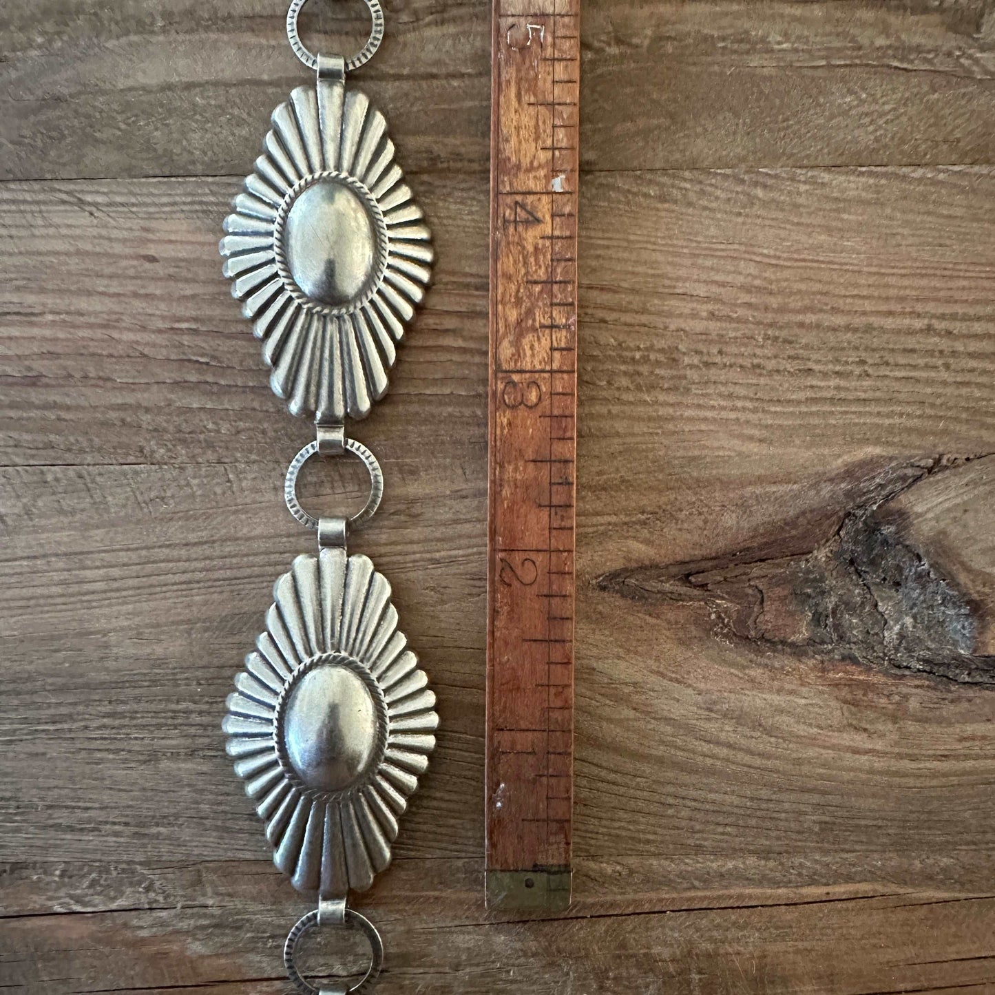 Nickel Silver Concho Belt High Voltage Ranch