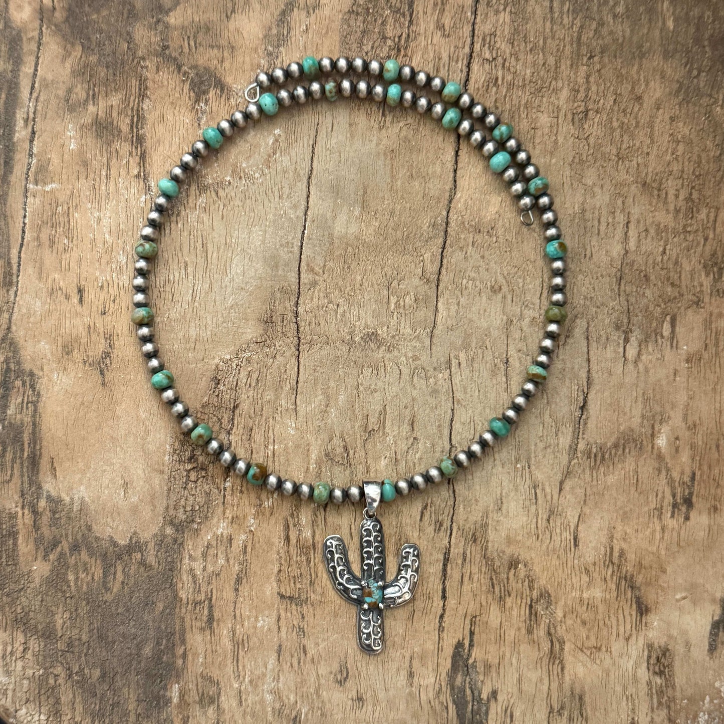 Desert Pearl Turquoise Choker Necklace