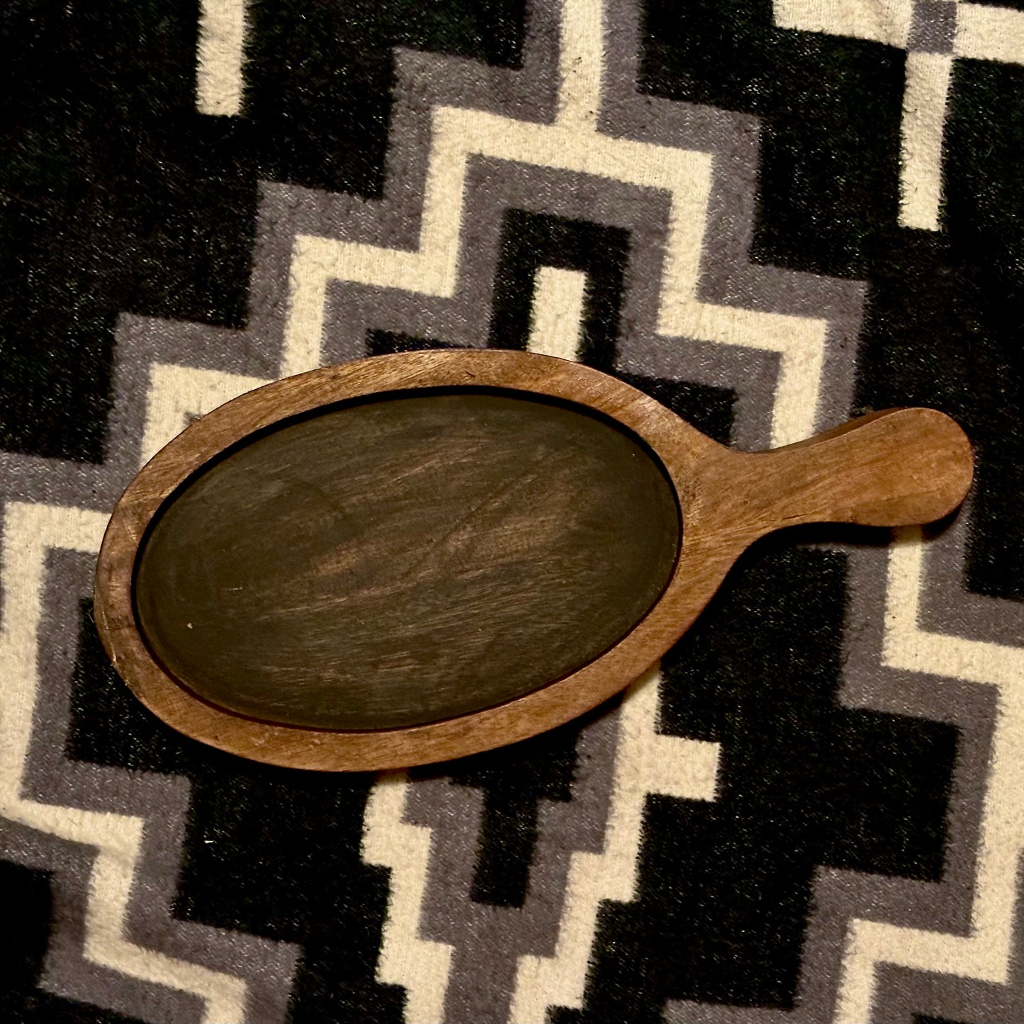 Vintage Oval Tray High Voltage Ranch