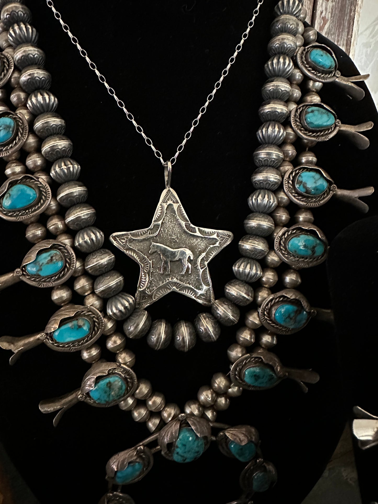Sterling Silver Horse Star Necklace High Voltage Ranch