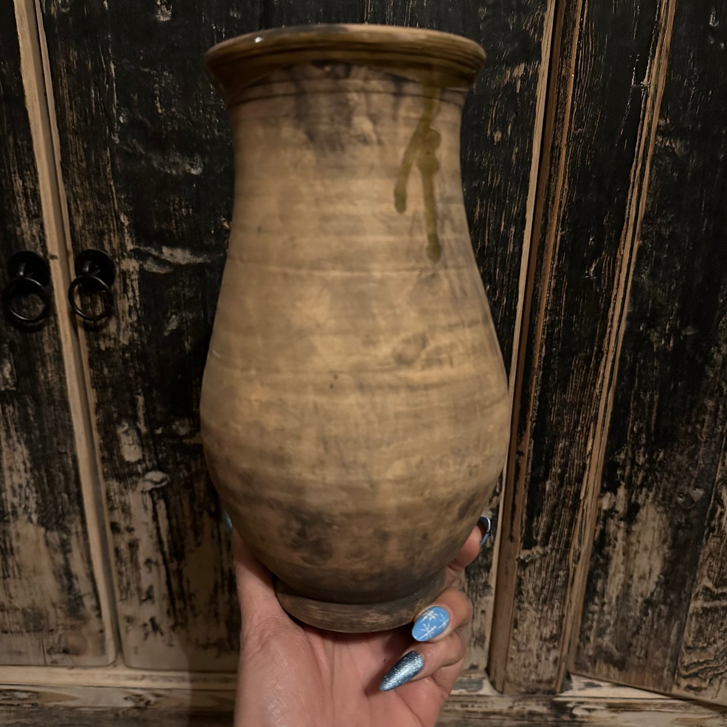Vintage Clay Vase High Voltage Ranch