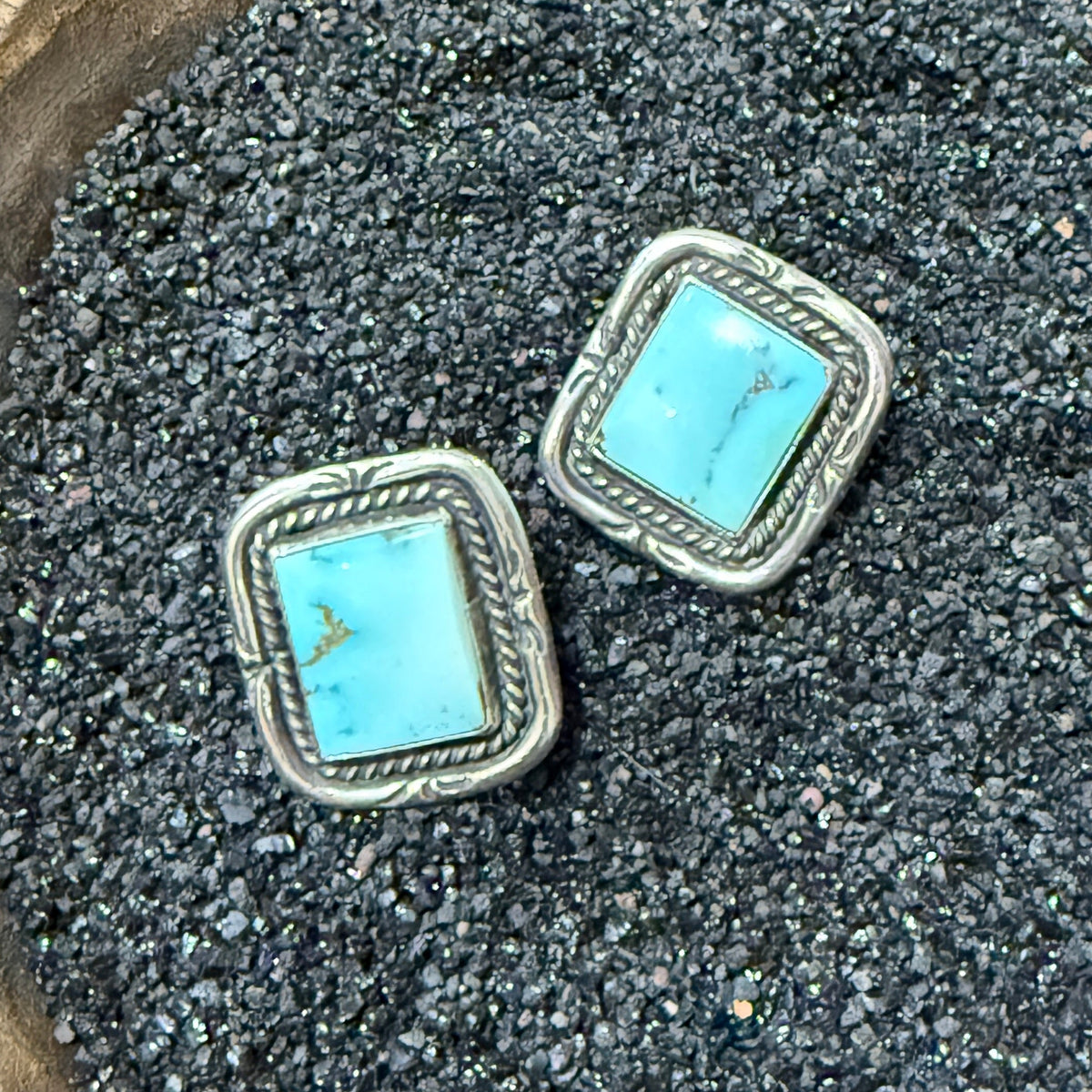 Size 7.25 Sterling Silver Turquoise Ring