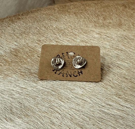 Cowboy Hat Stud Earrings