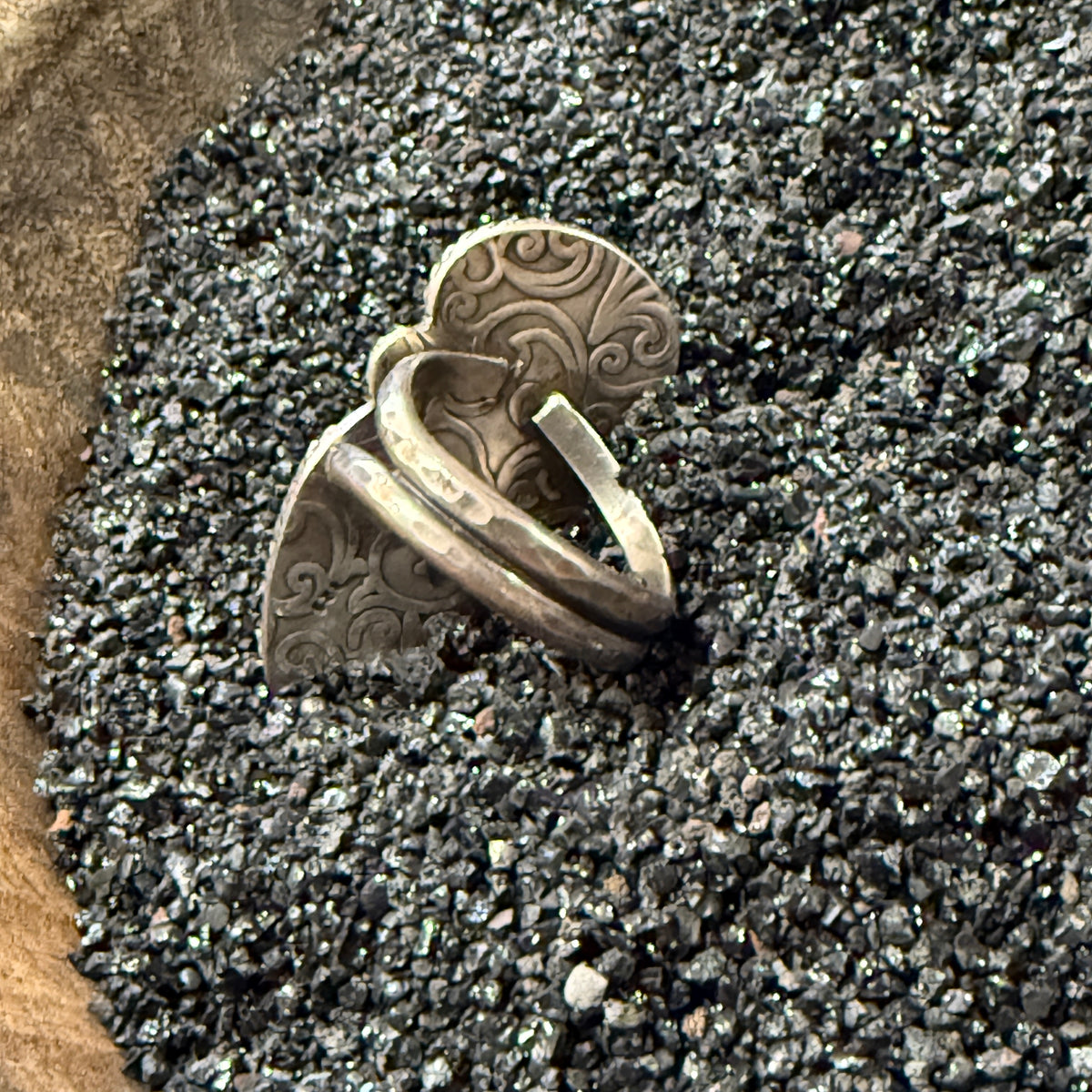 Size 9 Navajo Sterling Turquoise Ring