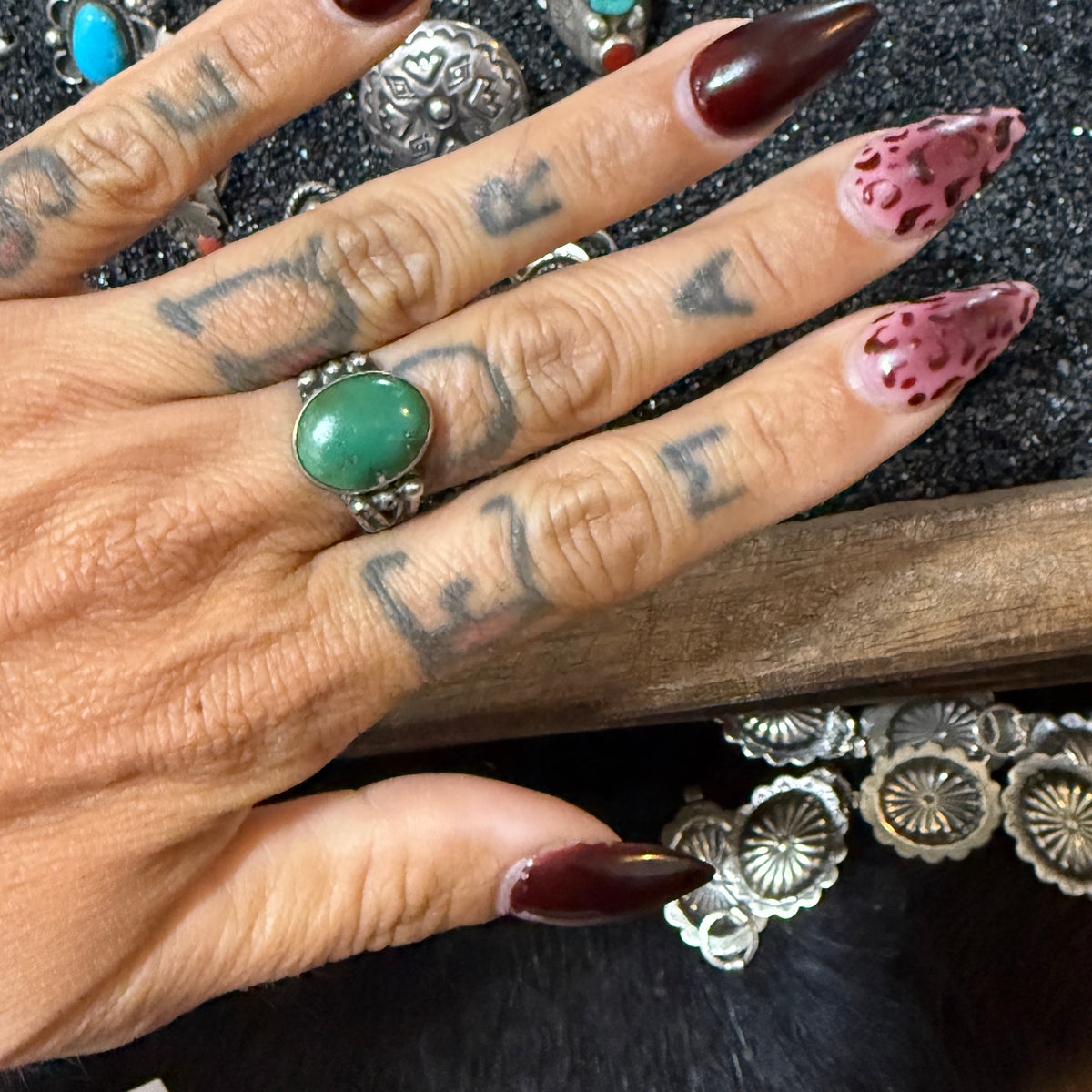 Size 7.25 Vintage Turquoise Ring