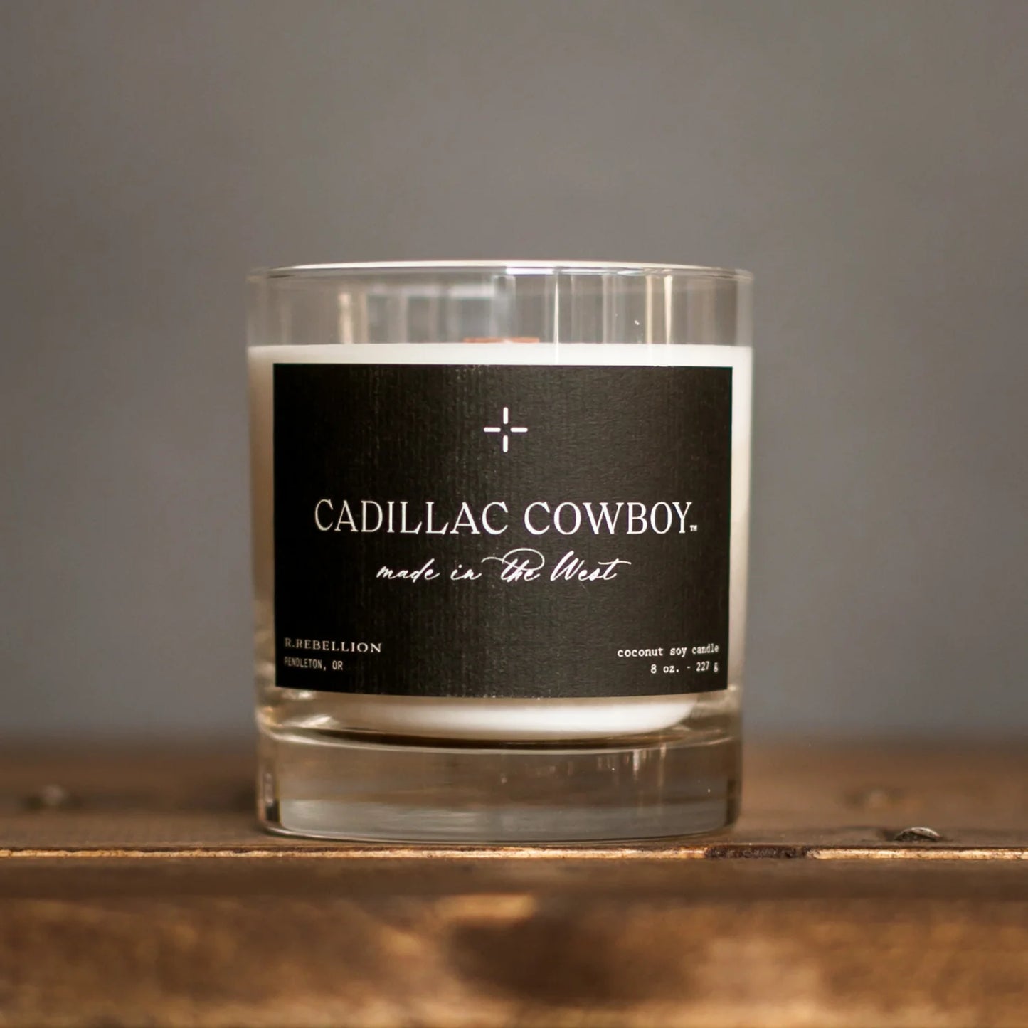 Cadillac Cowboy Western Candle