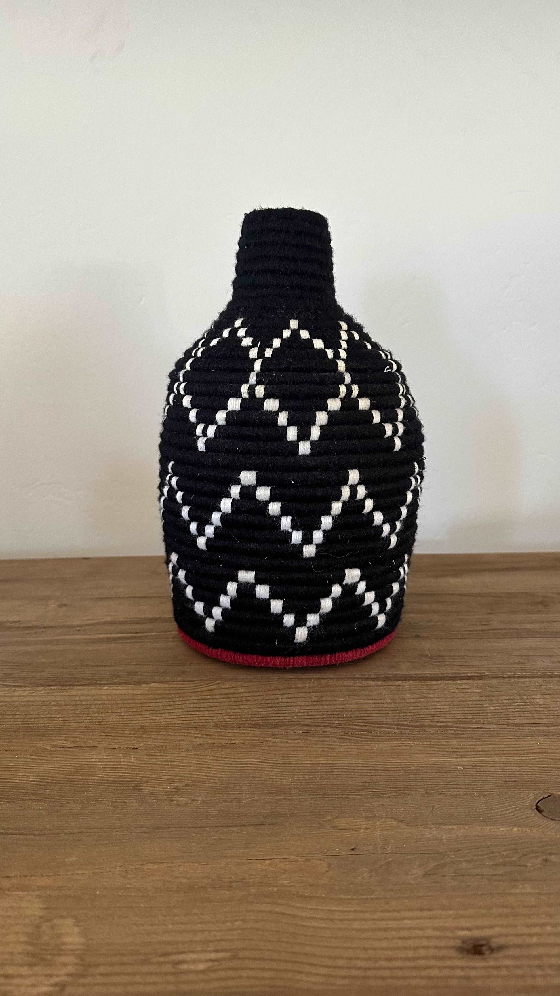 Handwoven Basket with Top