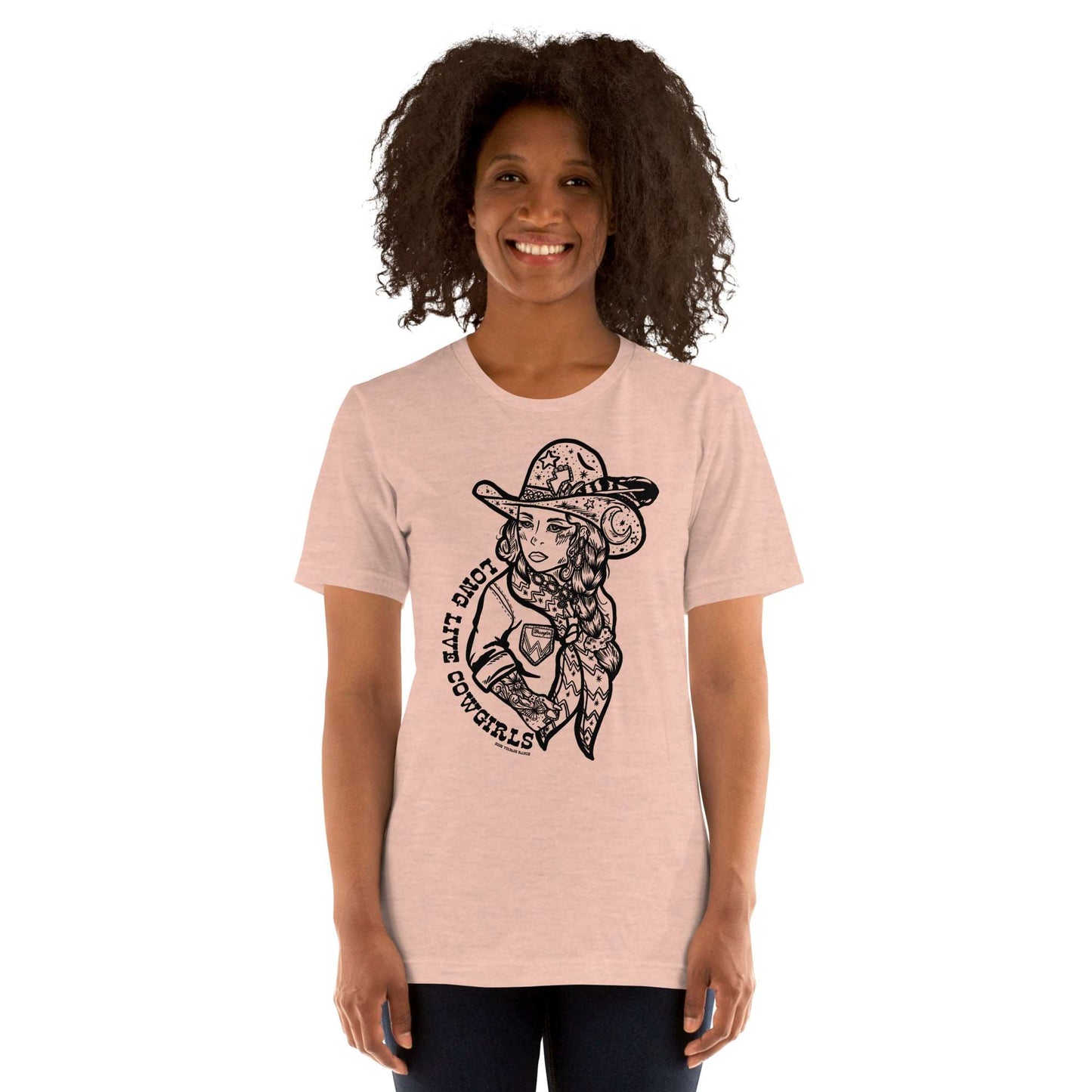 Long Live Cowgirls Logo Tee - High Voltage Ranch