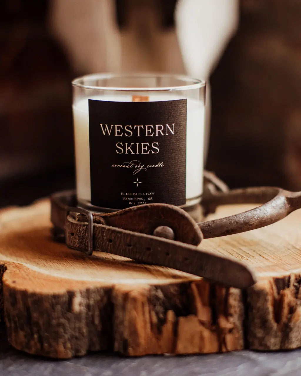 “Western Skies” Candle R. Rebellion