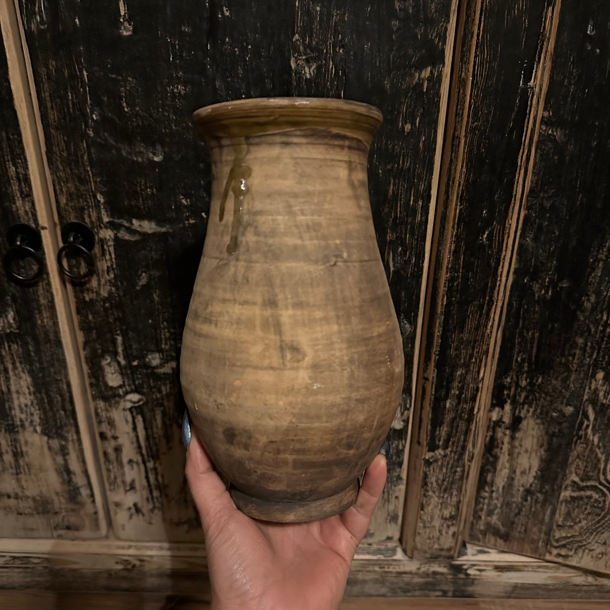 Vintage Clay Vase High Voltage Ranch