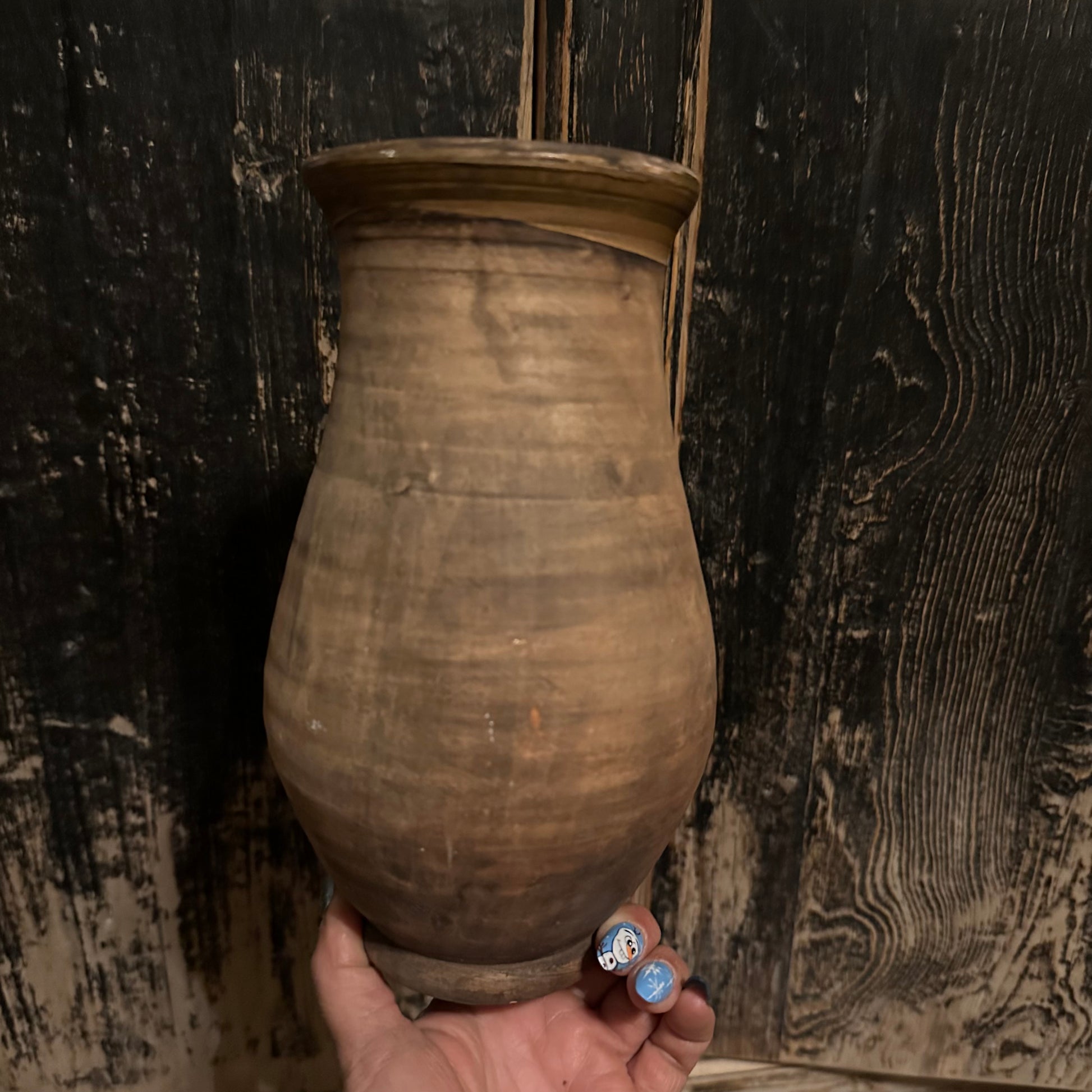 Vintage Clay Vase High Voltage Ranch